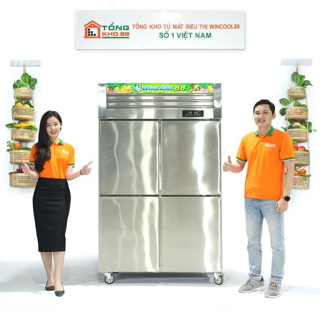 Tủ đông 4 cánh 1020L 2 chế độ W88-4CBO