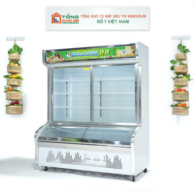 Tủ mát 2 cánh 1050L 2 chế độ W88-2C2CD