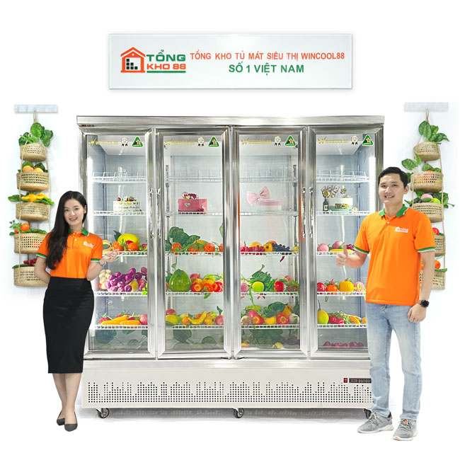 Tủ 1 chế độ 4 cánh 2100L